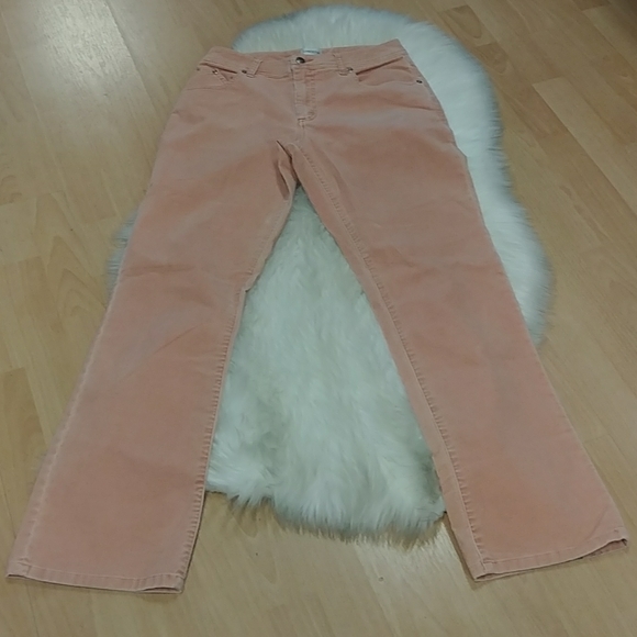Chico's Peach Corduroy Pants - Picture 5 of 11